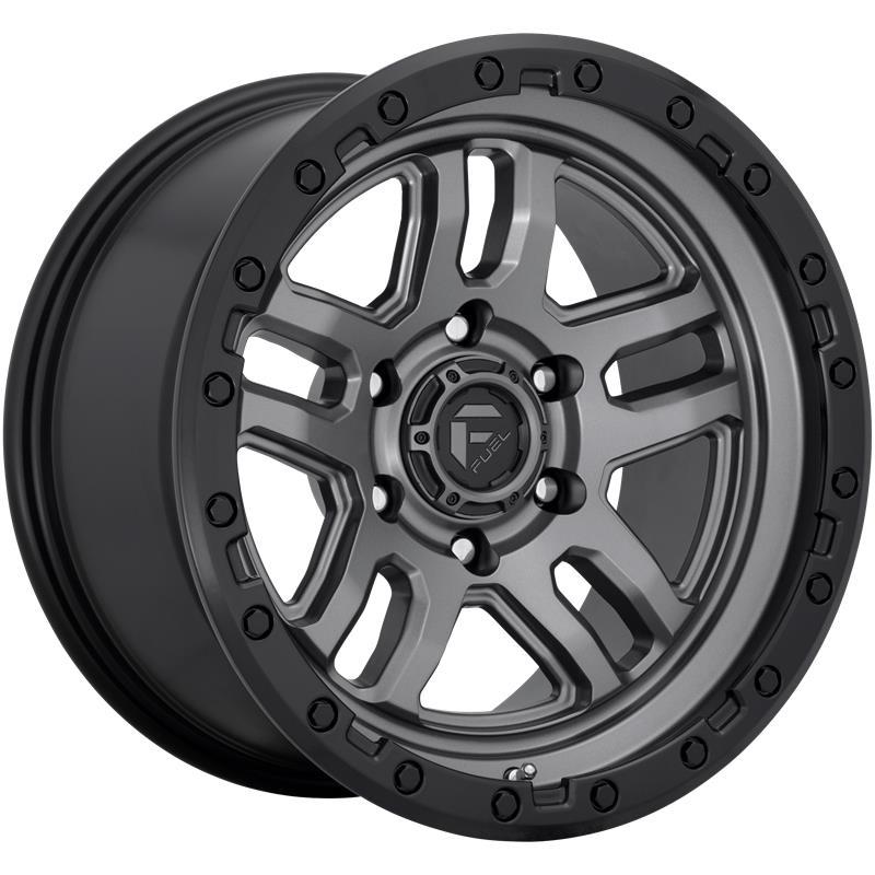 FC701 MATTE GUN METAL BLACK BEAD RING 9x17 5/127 ET-12 CB71.5 60°