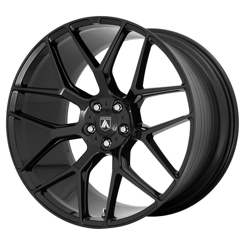 AB27 Gloss Black 9x22 5/112 ET32 CB72.6 60°
