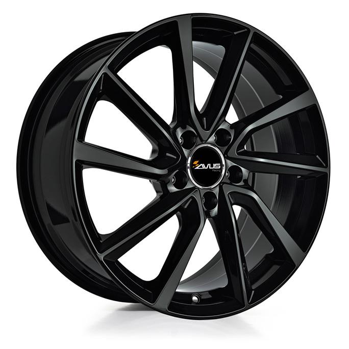 AVUS AC-518 Black 6,5x16 5/114,3 ET39 CB60,1 60°
