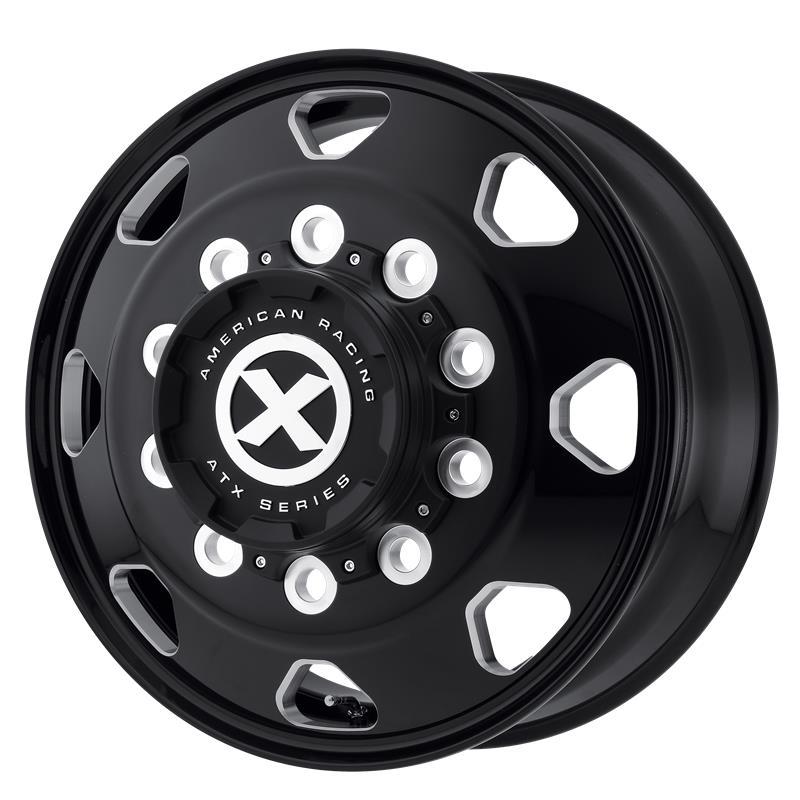 AO401 Satin Black Milled - Front 8,25x5 10/285,75 ET144 CB220,1 60°