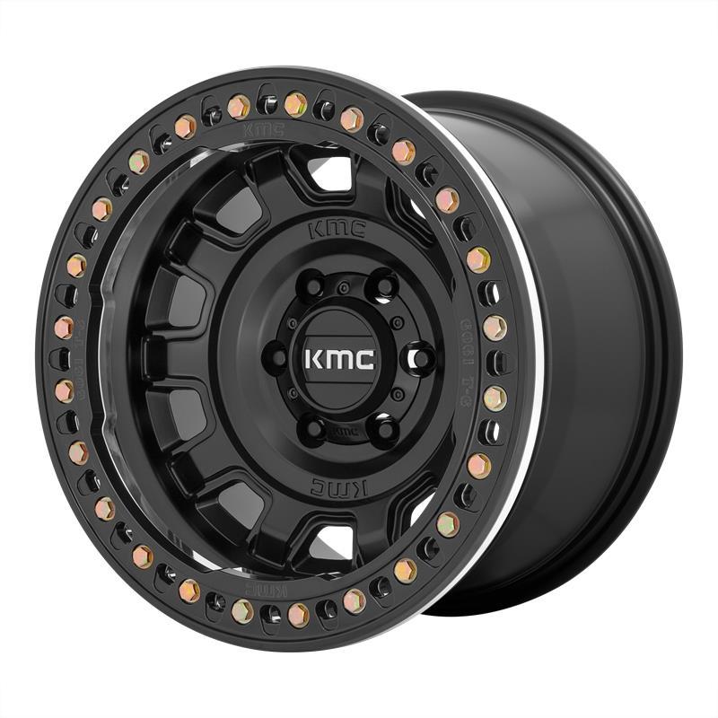 KM236 Satin Black 9x17 5/127 ET-15 CB71.5 60°