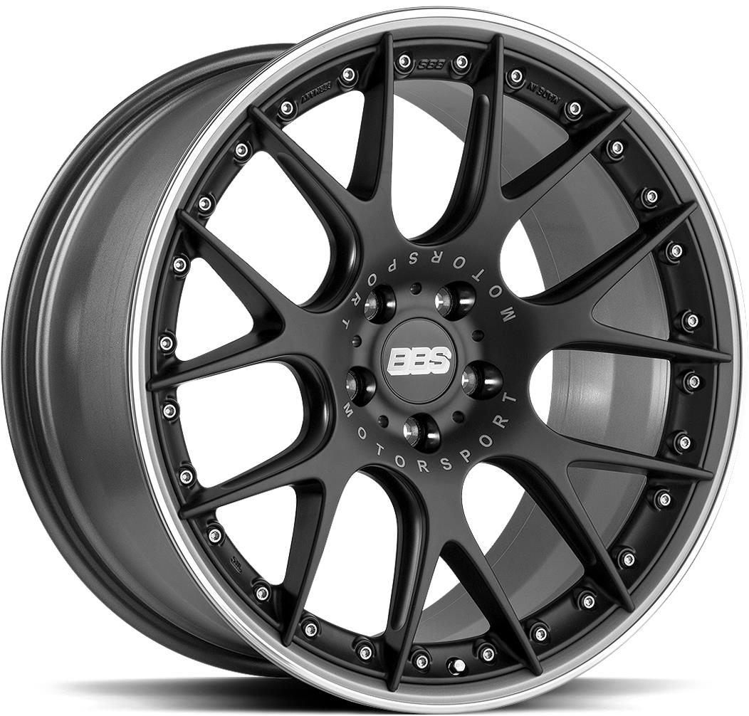 BBS CH-RII Satin Black 9x21 5/112 ET24 CB66.6 R14
