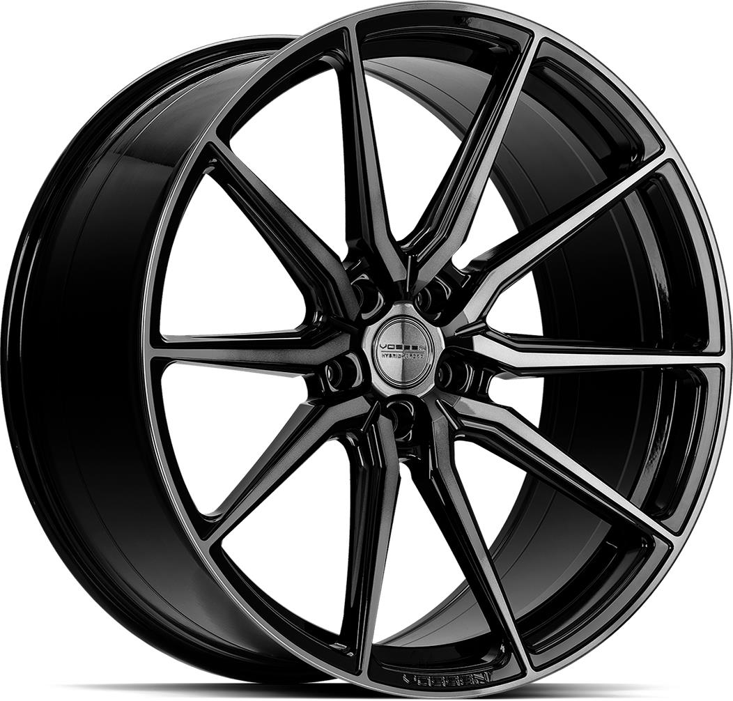 VOSSEN HF3 Double Tinted Gloss Black 10x20 5/112 ET50 CB66.6 60°