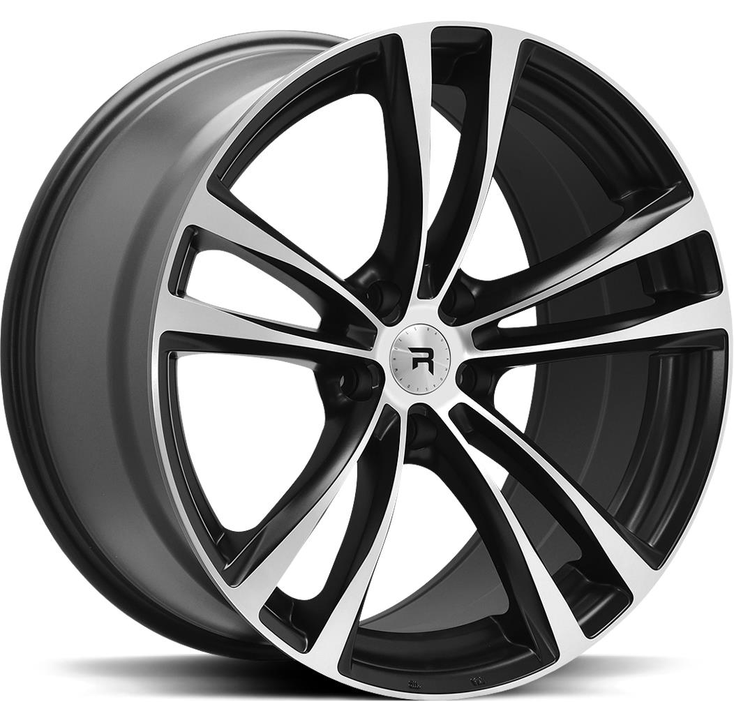 R-SERIES R3 Black Polish 9x19 5/130 ET45 CB71.6 60°