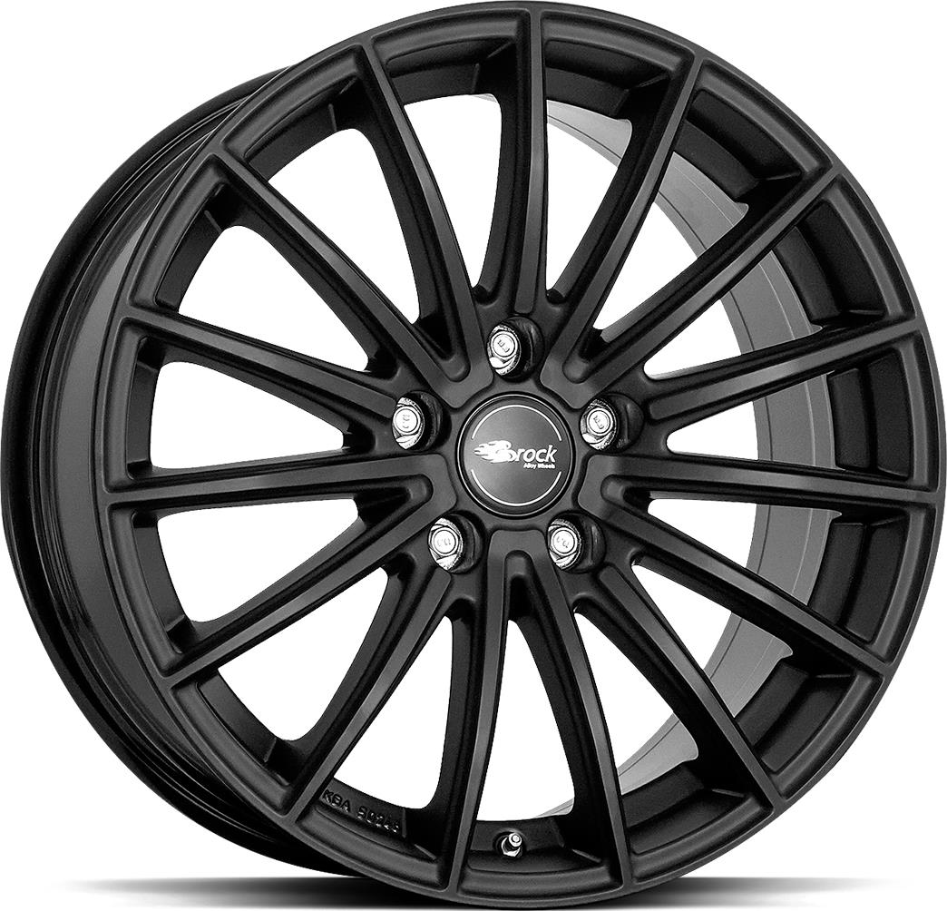 BROCK B36 Satin Black Matt 7,5x17 5/100 ET38 CB63.4 60°