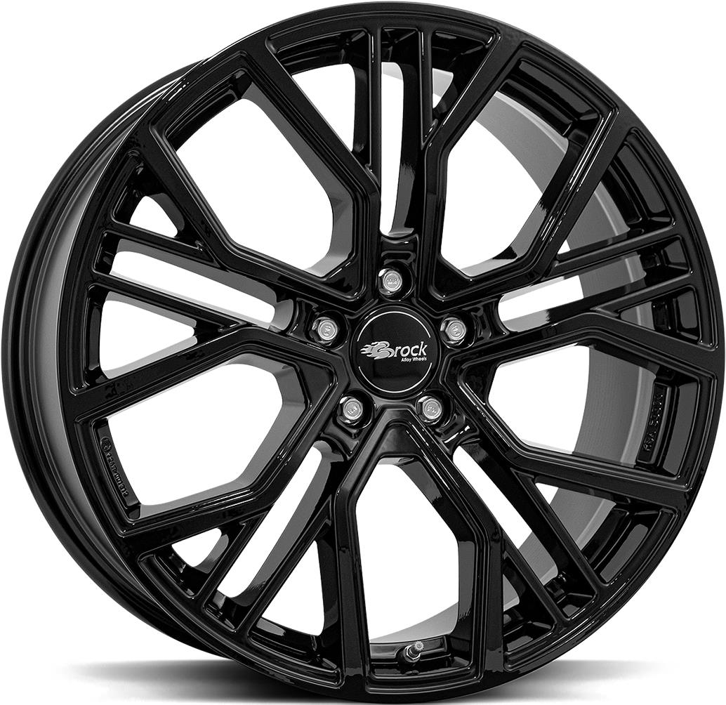BROCK B41 Shiny Black 8,5x19 5/112 ET21 CB66.6 60°