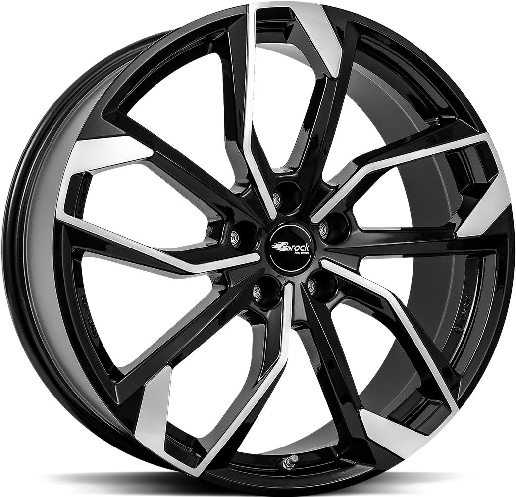 BROCK RC34 Black Full Polish 6,5x16 5/100 ET40 CB57.1 R13