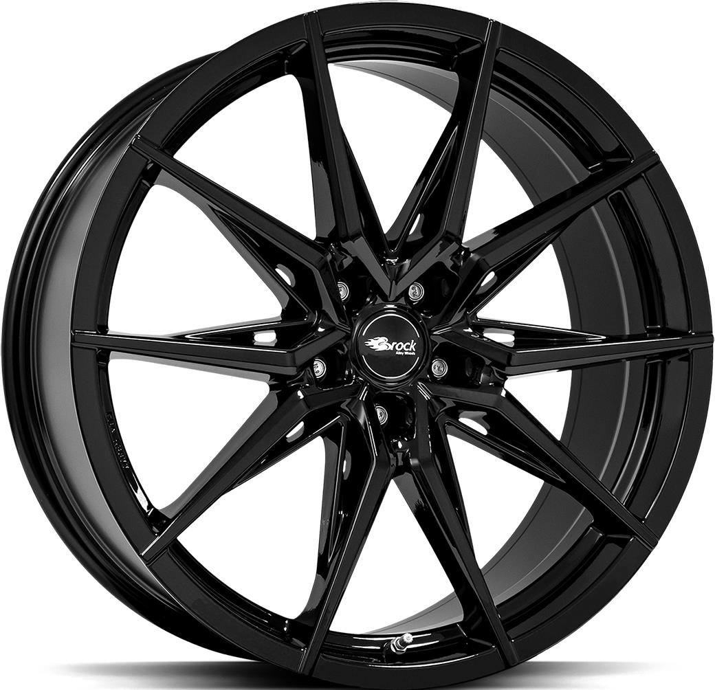 BROCK B42 Shiny Black 8,5x20 5/114,3 ET35 CB64.2 60°