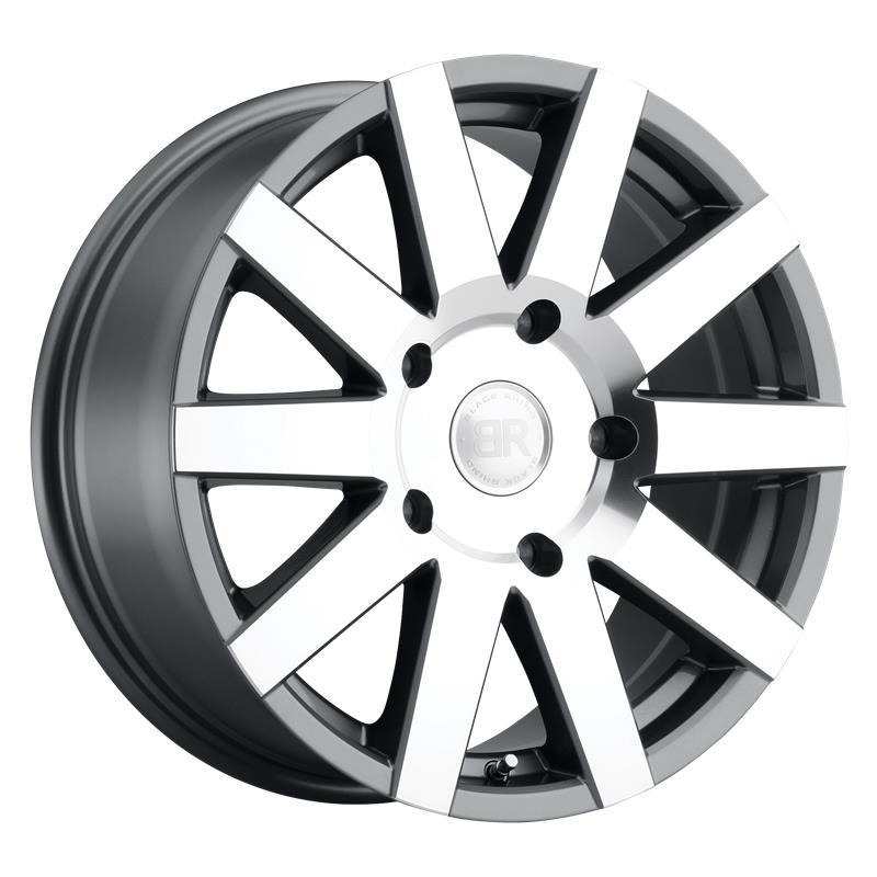 JOURNEY GLOSS GUNMETAL W/ MIRROR-CUT FACE 8x18 5/130 ET48 CB84.1 60°