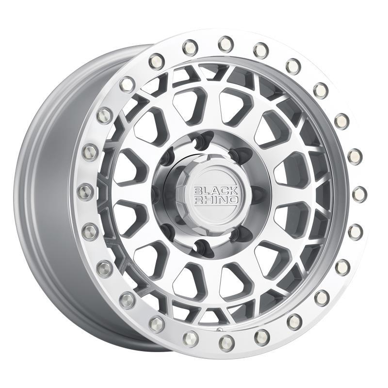 PRIMM SILVER W/ MIRROR FACE & MACHINED RING 9,5x18 8/170 ET0 CB125.1 60°