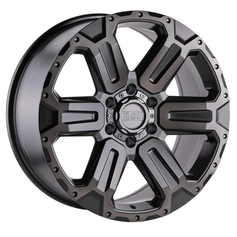 WANAKA MATTE GUNMETAL W/ BRUSHED FACE & GUNMETAL T 8,5x17 6/139,7 ET12 CB112.1 60°