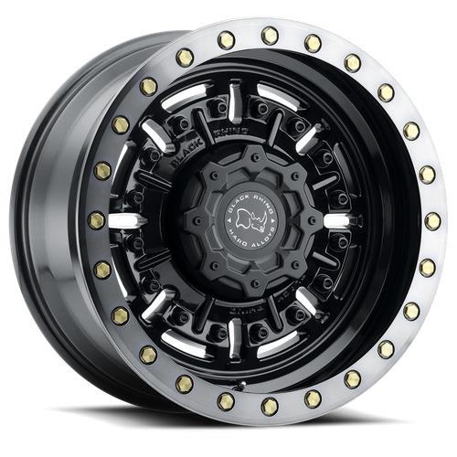 ABRAMS GLOSS GUN BLACK W/ MACHINED DARK TINT 9,5x20 5/130 ET2 CB84.1 60°