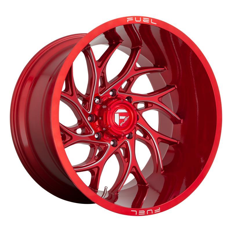 D742 RUNNER CANDY RED MILLED 8,25x22 8/165,1 ET105 CB121.6 60°