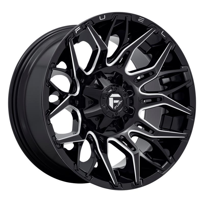 D769 TWITCH GLOSSY BLACK MILLED 10x20 8/180 ET-18 CB124.3 60°