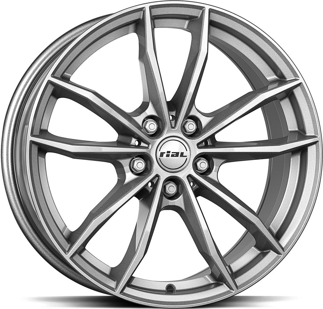 RIAL X12X Metal Grey 9x20 5/112 ET35 CB66.7 60°