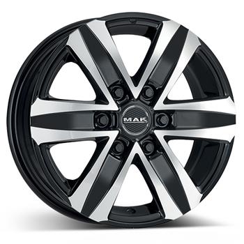 MAK Stone 6 Black Mirror 8,5x20 6/139,7 ET20 CB106,1 Flat
