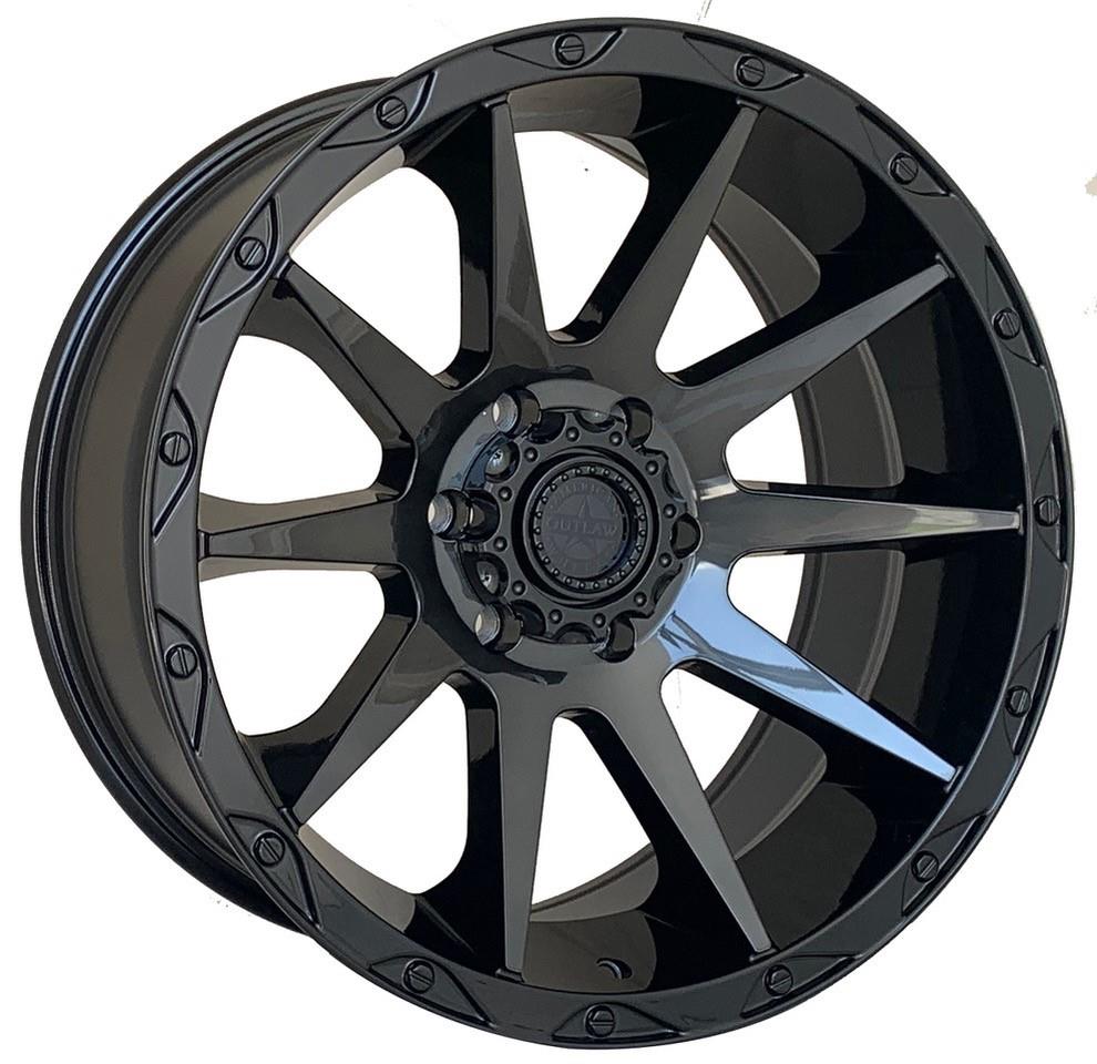 A207 Glossblack tinted face 9x20 6/139,7 ET0 CB106.1 60°