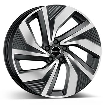 MAK Electra Black Mirror 7,5x20 5/114,3 ET40 CB60,1 R14
