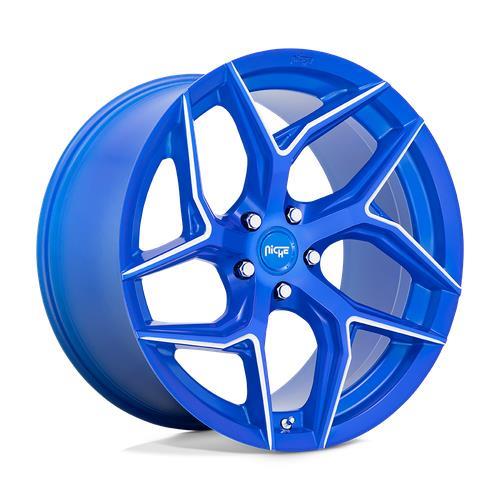 M268 TORSIONI ANODIZED BLUE MILLED 10,5x20 5/112 ET40 CB66.6 60°