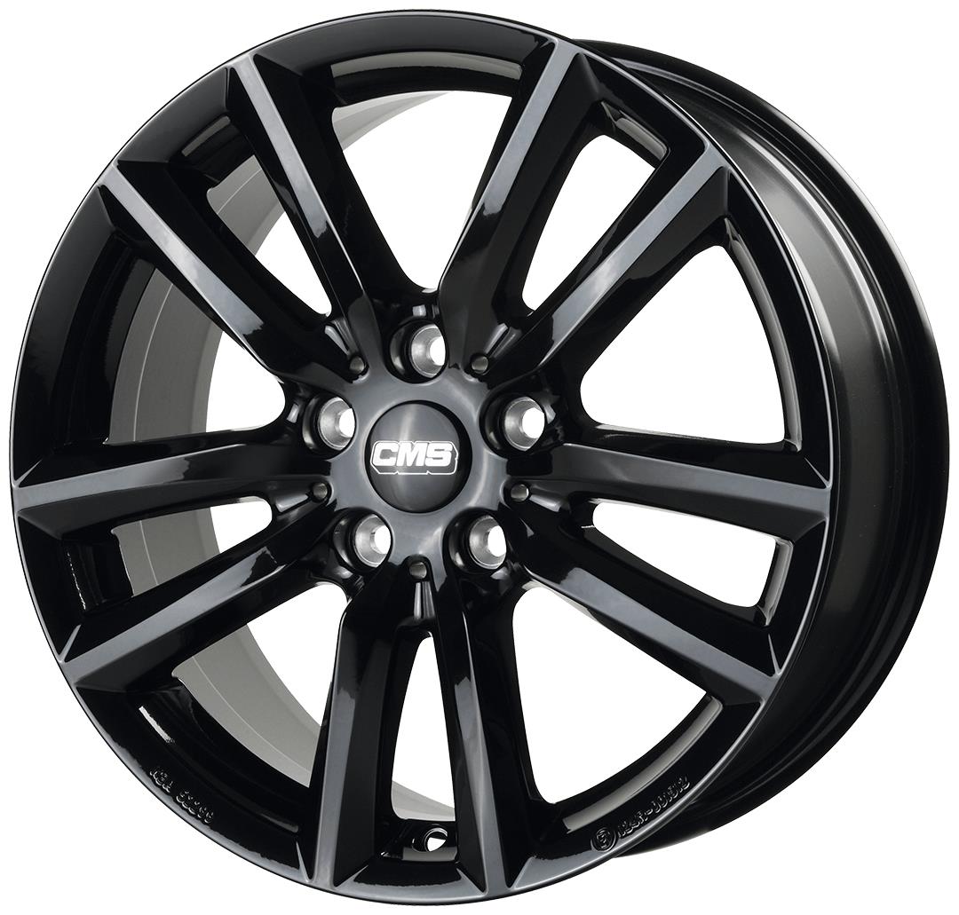 CMS C27 Complete Black Gloss 7x16 5/114,3 ET40 CB60,1 Flat