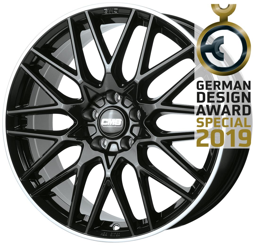 CMS C25 Diamond Rim Black Gloss 9x20 5/112 ET45 CB66,5 POISTO R14