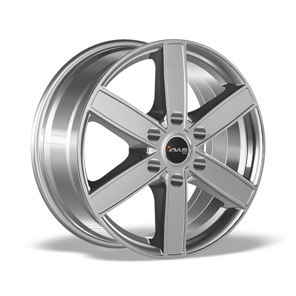AVUS AC-V61 Hyper Silver 7,5x17 6/139,7 ET25 CB106,1 Flat