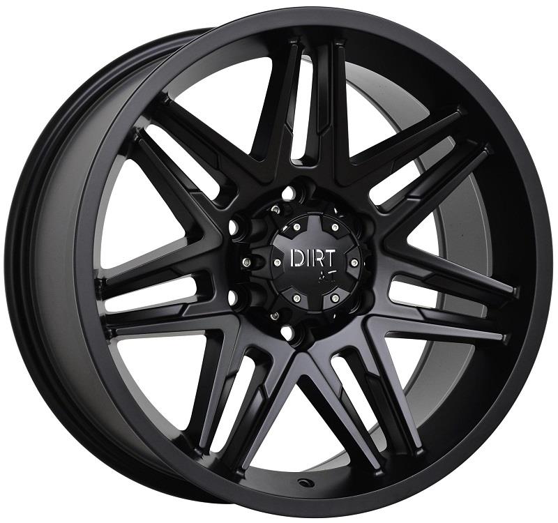 D62 Flatblack 9x18 6/139,7 ET25 CB106.1 60°