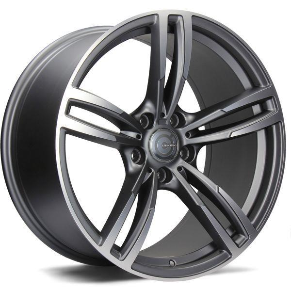 Diamond Matt Anthracite Front Polished 9,5x19 5/120 ET38 CB72.6 60°