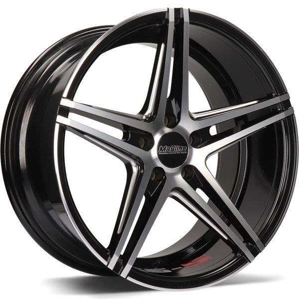 RS5 Czarne Polerowany front/rant 8,5x20 5/112 ET30 CB66.6 60°