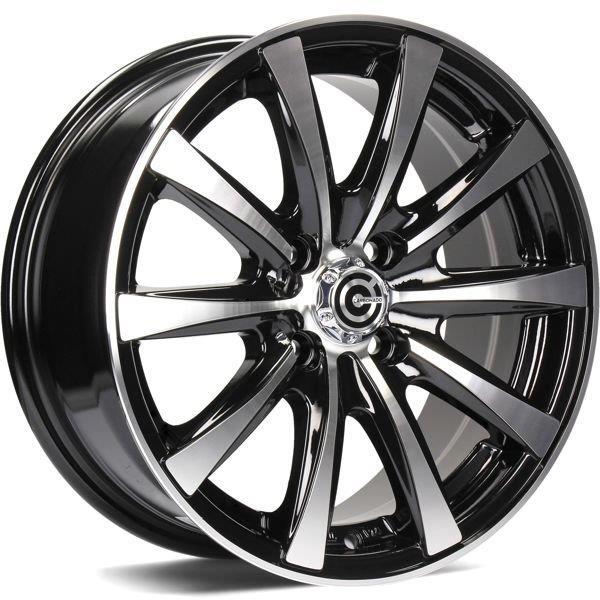 Raven Black Front Polished 6,5x15 4/100/98 ET35 CB67.1 60°