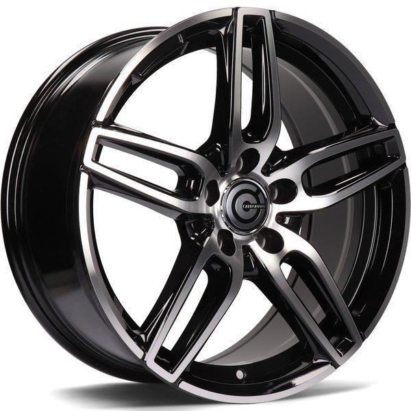 Way Black Front Polished 8x18 5/112 ET45 CB66.5 60°
