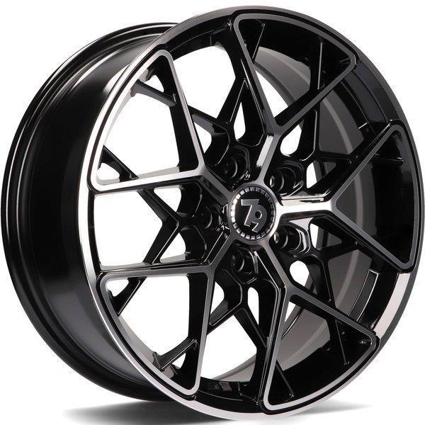 SCF-C Black Front Polished 7x16 5/114,3 ET38 CB73.1 60°