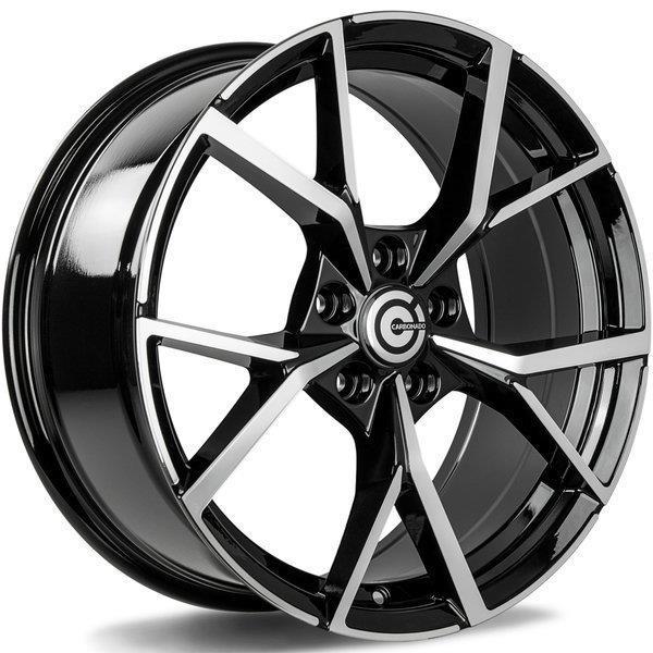 Predator Black Front Polished 8x18 5/112 ET45 CB57.1 60°