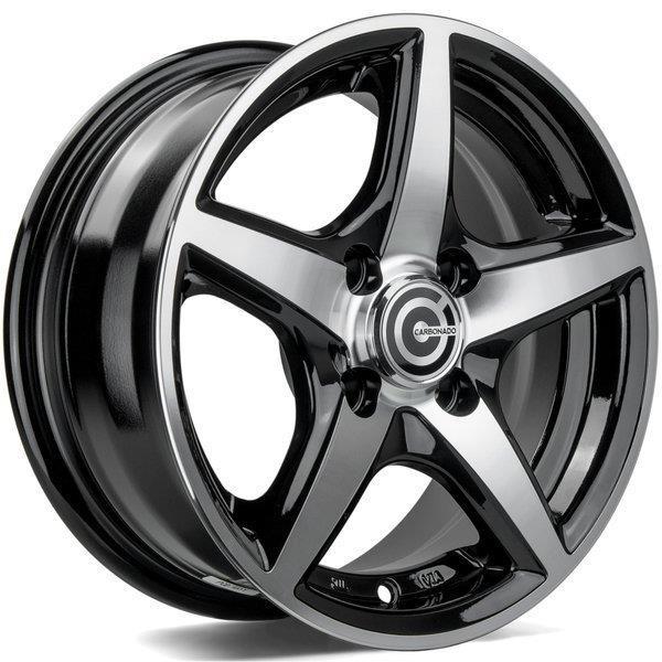 Crow Black Front Polished 5,5x13 4/100/98 ET30 CB67.1 60°