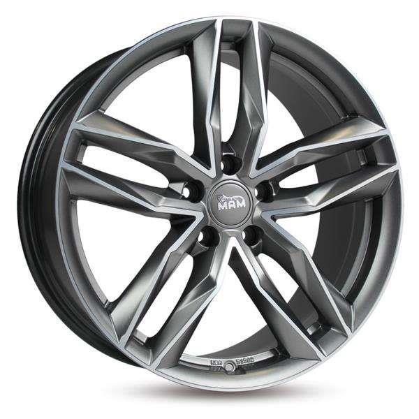 RS3 Matt palladium front polish 8x18 5/108 ET45 CB72.6 60°