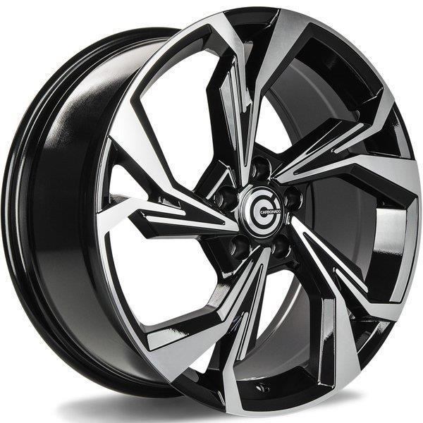 Slingshot Black Front Polished 8x18 5/112 ET45 CB66.5 60°