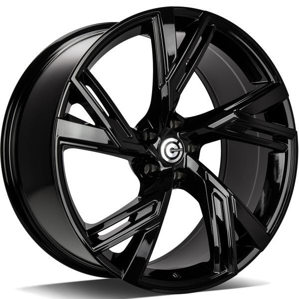 Rich Black Glossy 9,5x21 5/112 ET25 CB66.5 60°