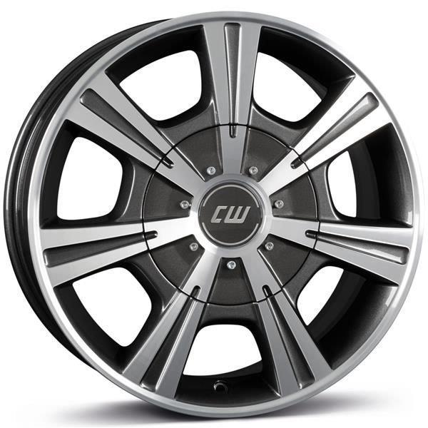 CH Mistral anthracite glossy polished 7,5x17 5/118 ET45 CB71.1 60°