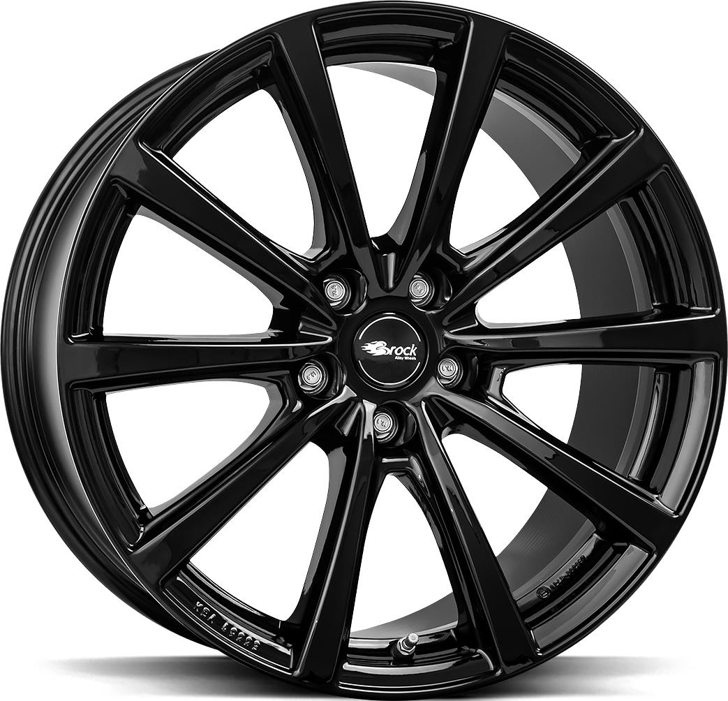 BROCK B32 Shiny Black 8,5x18 5/114,3 ET40 CB64.2 60°
