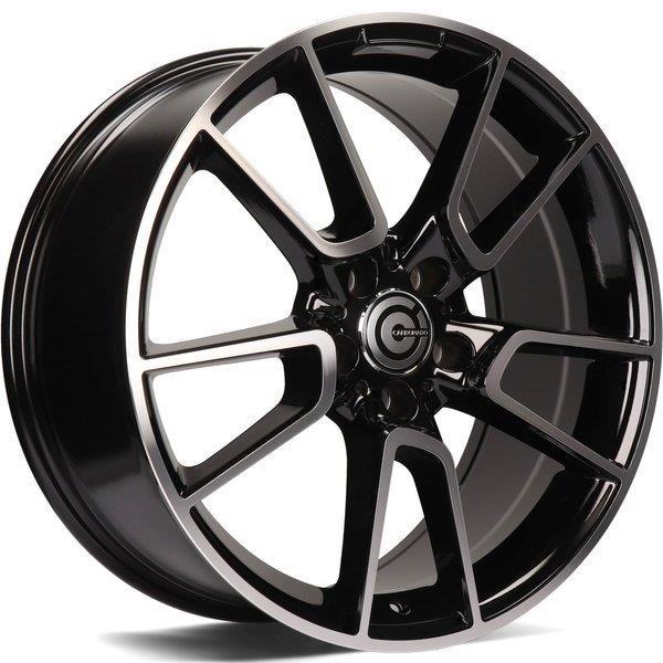 Excellent Black Front Polished 8,5x19 5/112 ET45 CB66.5 60°