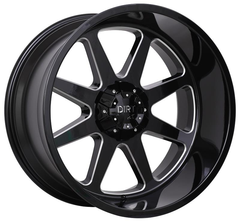 D65 Glossblack 12x22 6/135/139,7 ET-44 CB106.1 60°