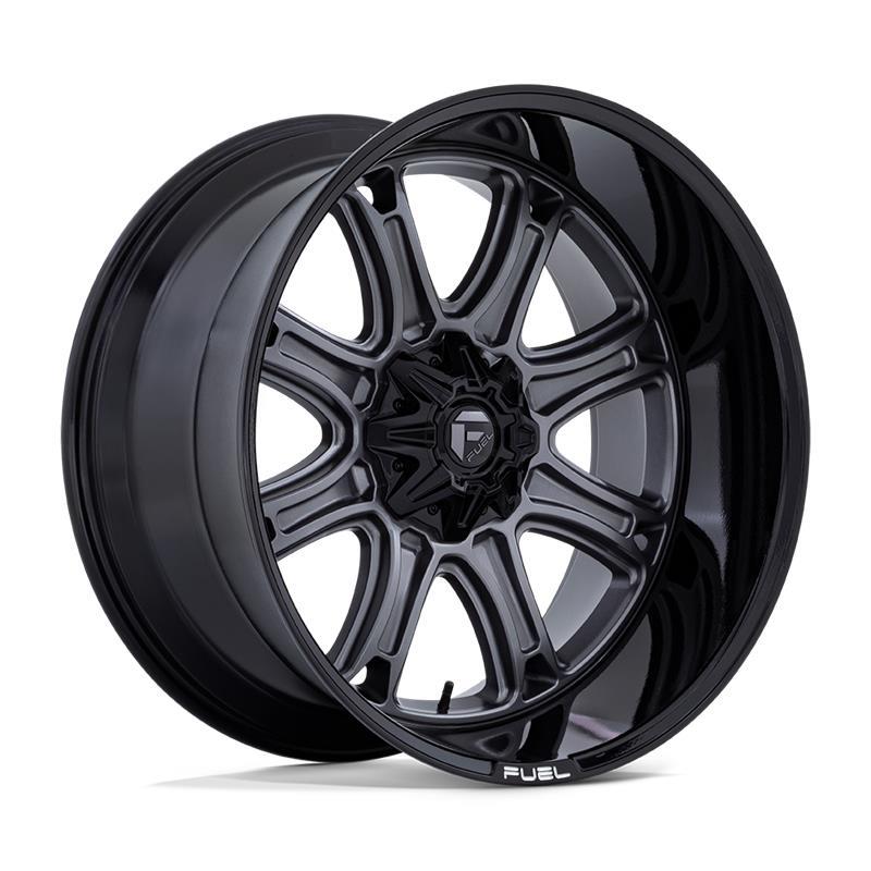 DARKSTAR MATTE GUNMETAL W/ BLACK LIP 10x20 5/127/139,7 ET-18 CB87.1 60°
