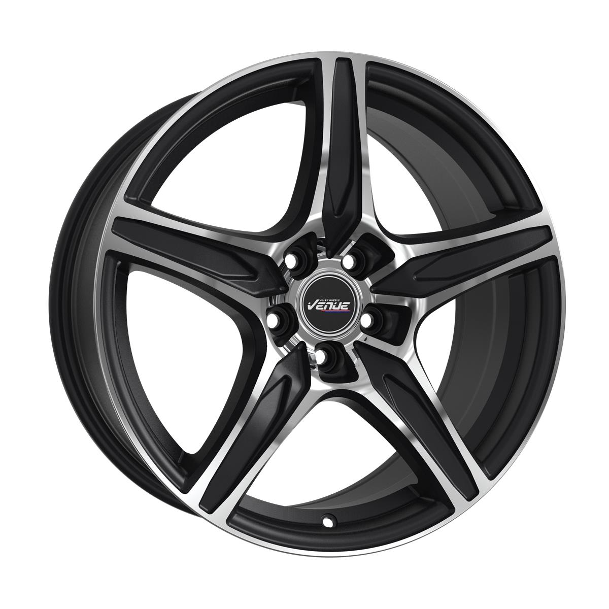Venue VL5 Black Polish 6,5x16 5/114,3 ET39 CB60,1 Flat