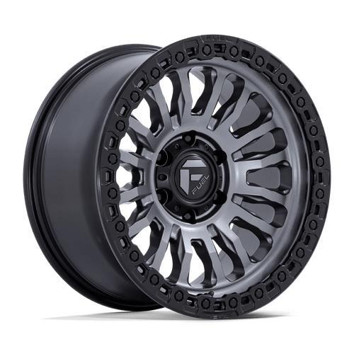 FC857 RINCON MATTE GUNMETAL W/ M-BLACK LIP 9x18 5/127 ET-12 CB71.5 60°