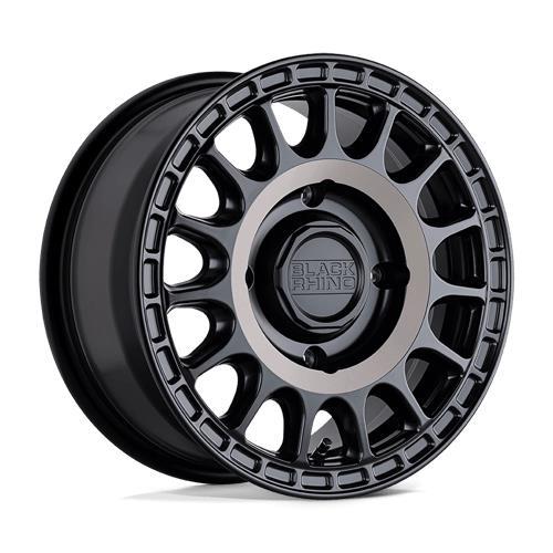 SANDSTORM UTV SEMI GLOSS BLACK W/ MACHINED TINT 7x15 4/110 ET36 CB80.2 60°