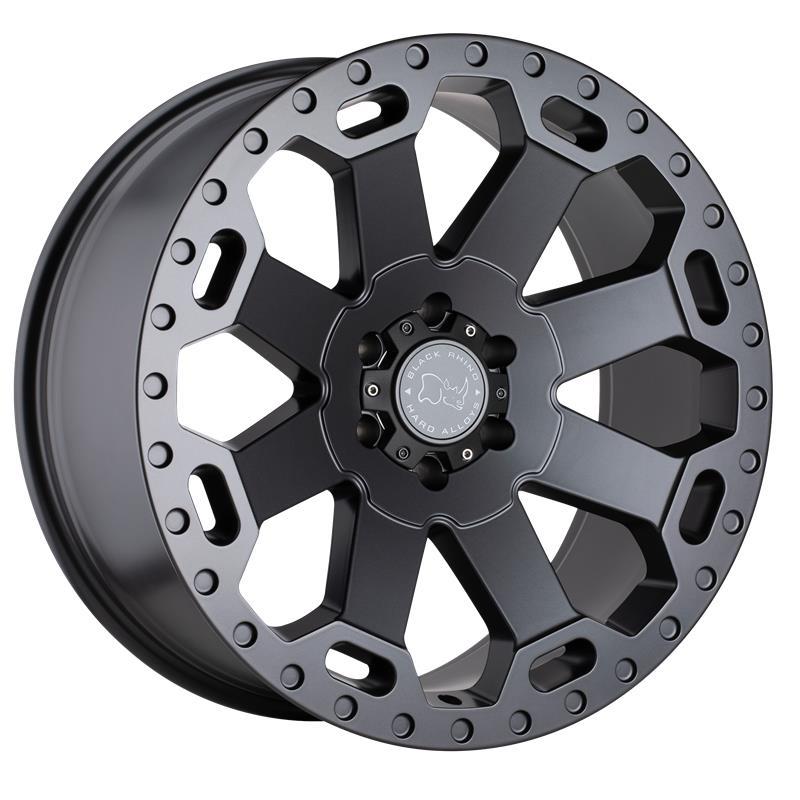 WARLORD MATTE GUNMETAL 8x18 6/130 ET52 CB84.1 60°