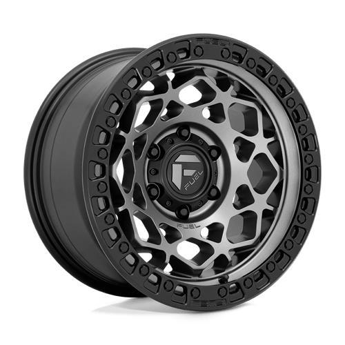 D784 UNIT GUNMETAL W/ MATTE BLACK RING 9x17 5/127 ET-12 CB71.5 60°