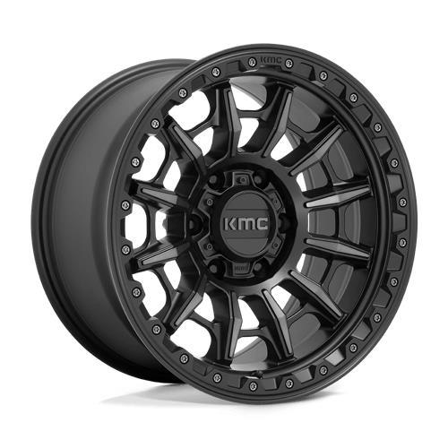 KM547 CARNAGE SATIN BLACK W/ GRAY TINT 9x17 5/127 ET-12 CB71.5 60°