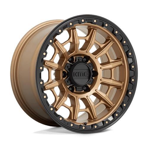 KM547 CARNAGE MATTE BRONZE W/ BLACK LIP 9x17 5/127 ET-12 CB71.5 60°