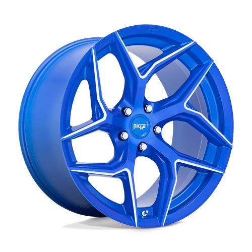 M268 TORSION ANODIZED BLUE MILLED 9x20 5/120 ET35 CB72.6 60°